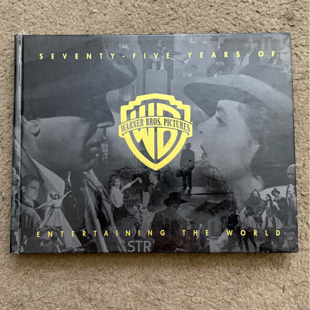 Warner Bros Gold and Black Commemorative Book